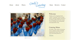 Desktop Screenshot of cindys-catering.com